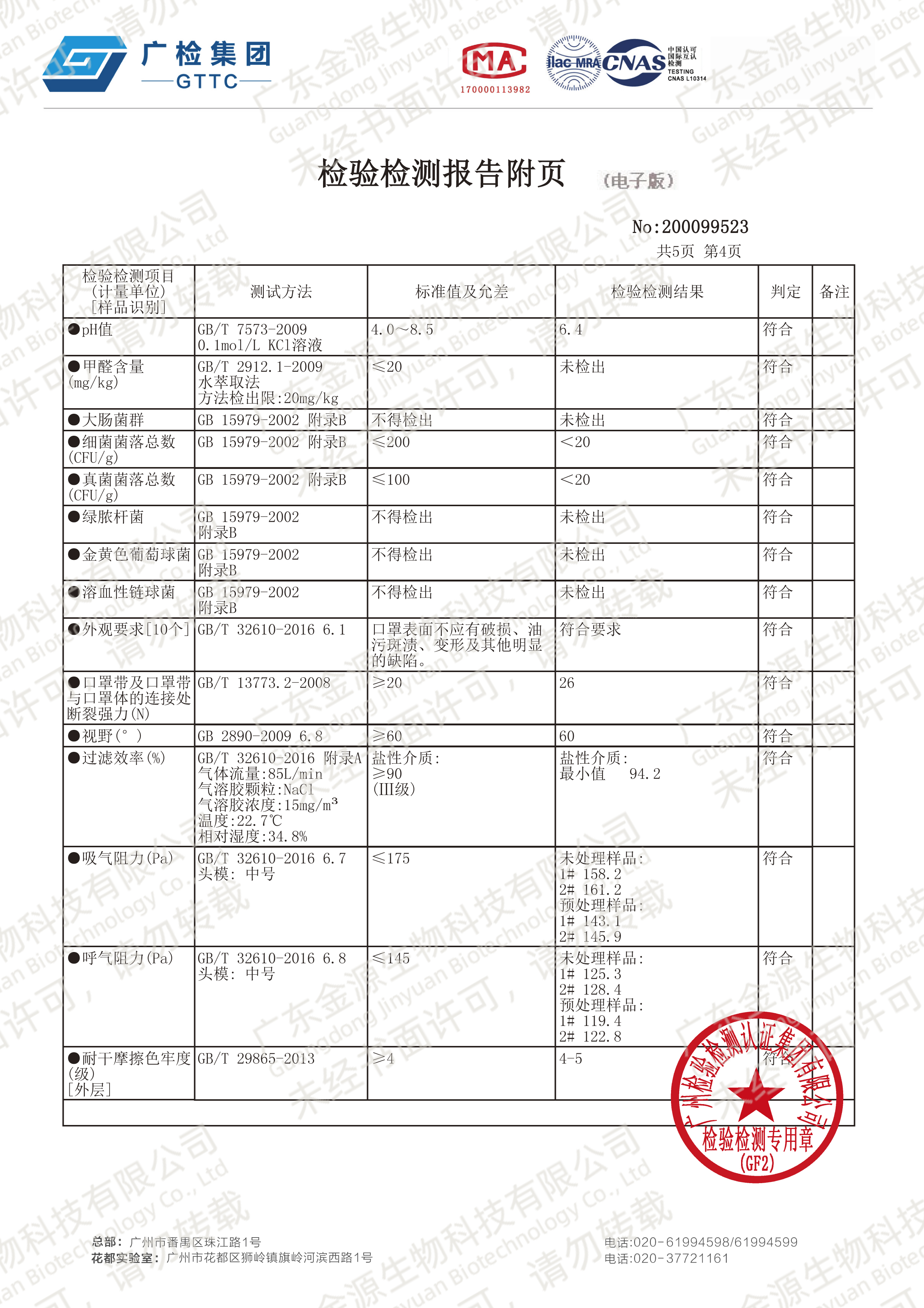 金源,生物,口罩